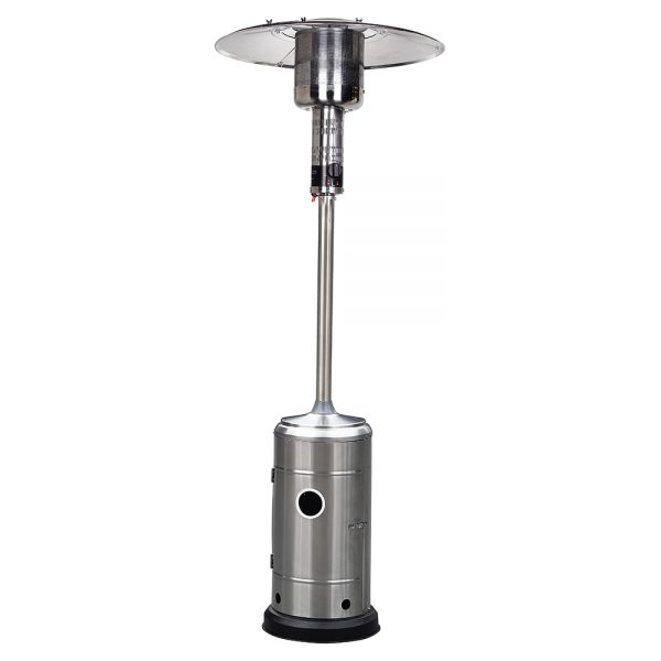 Lifestyle Capri SS Steel 12.5KW Patio Heater C/W Wheels Max Heat Output: 12.5kW