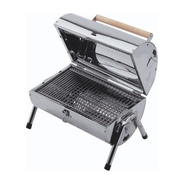 Lifestyle ST Steel Barrel Charcoal BBQ – Portable BBQ Grill for Summer Grilling