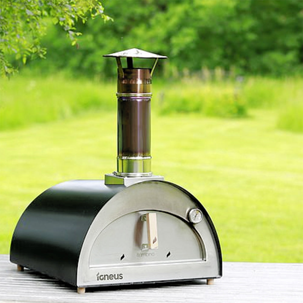 Igneus Bambino Wood Fired Pizza Oven - For Precision, Versatility & Portability