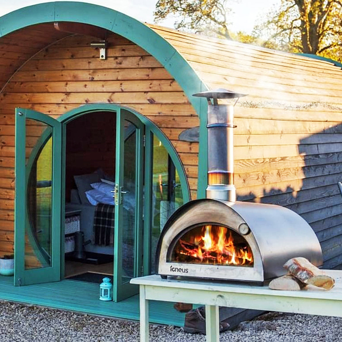 Igneus Bambino Wood Fired Pizza Oven - For Precision, Versatility & Portability