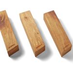 Moddern Pedestal legs – Natural Hard Wood (3pcs)