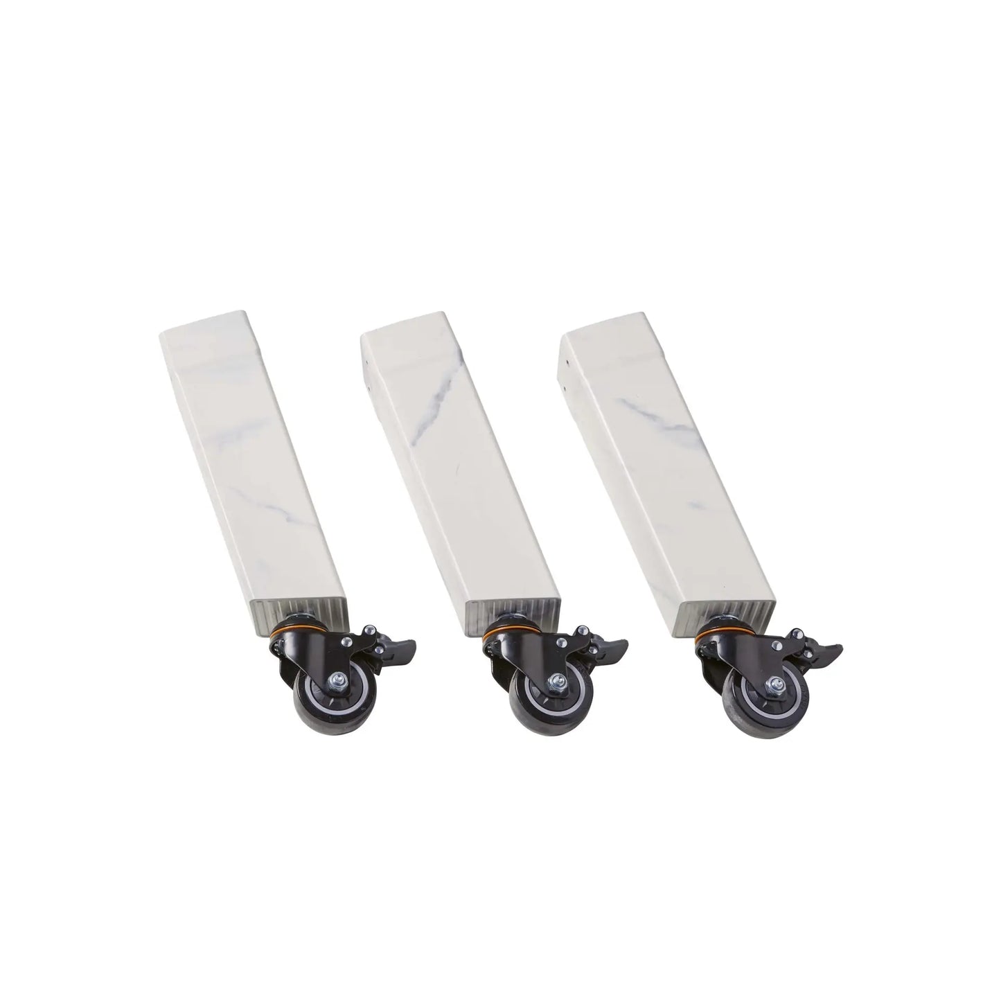 Moddern Pedestal legs – marble look with wheels (3pcs)