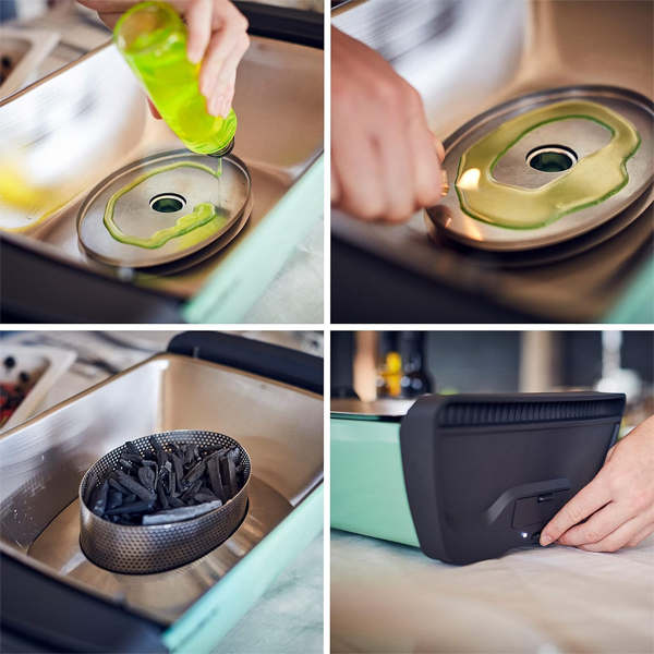 Aurora Mirror Matte Tabletop Barbecue – Stylish Portable Grill for Camping (Includes Carrier Bag)