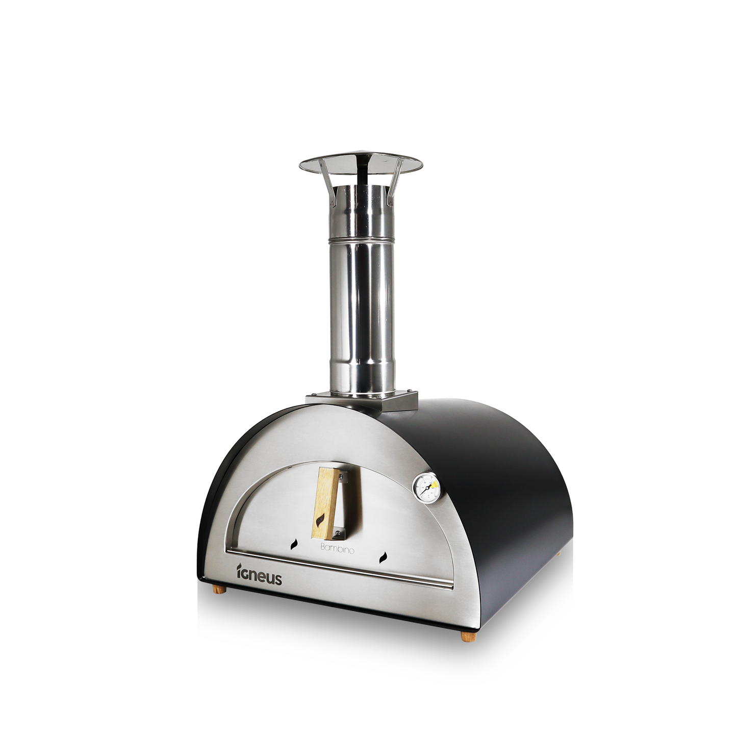 Igneus Bambino Wood Fired Pizza Oven - For Precision, Versatility & Portability
