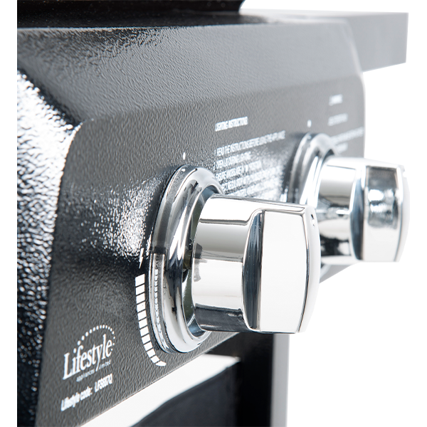 Lifestyle Cuba Quick Assembly 2-Burner Gas BBQ – Easy Setup, No Hose & Regulator