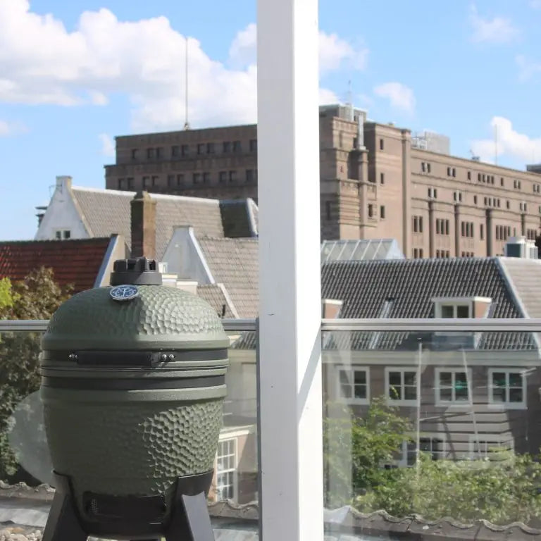 Moddern Kamado Olive Green Aluminum Base and Legs (Black) - Style, Performance & Stability