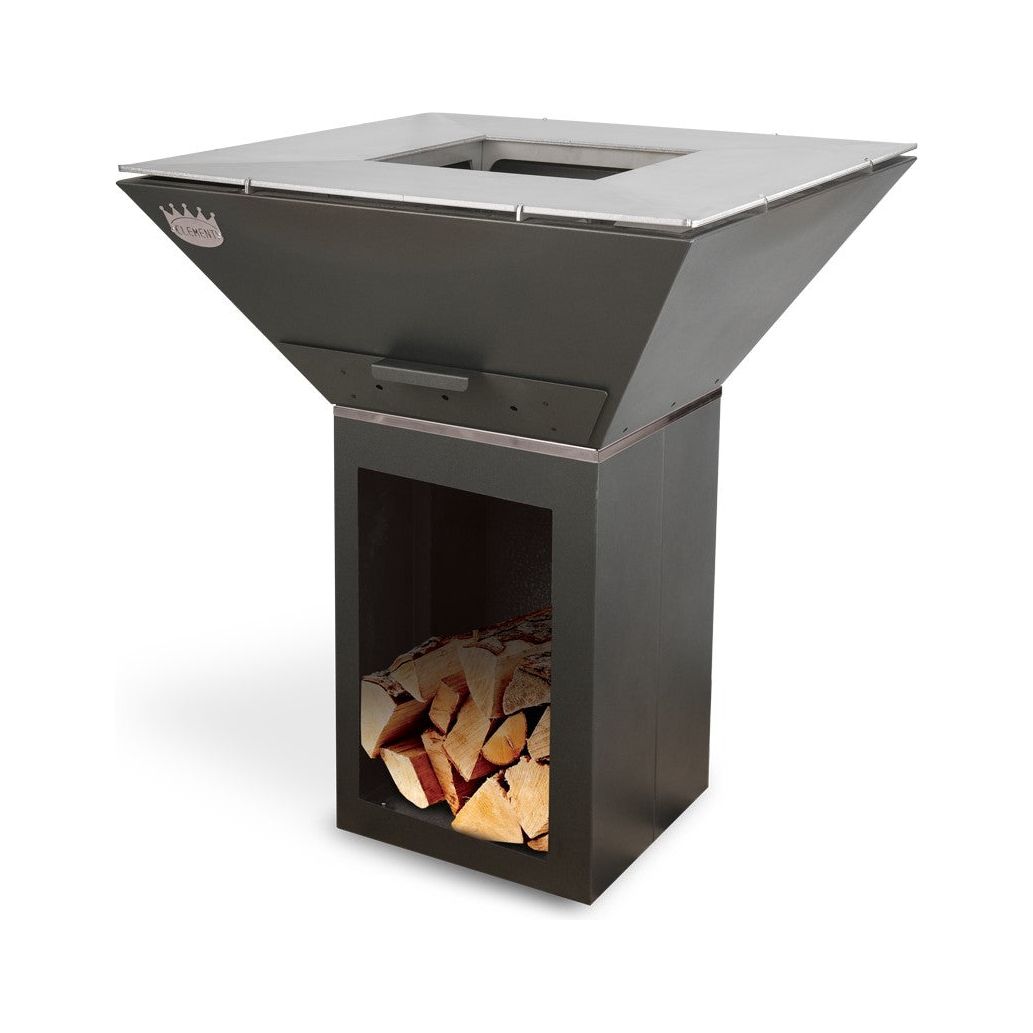Clementi Colorado & Log Base Wood Fired BBQ - For Your Ultimate Outdoor Experience