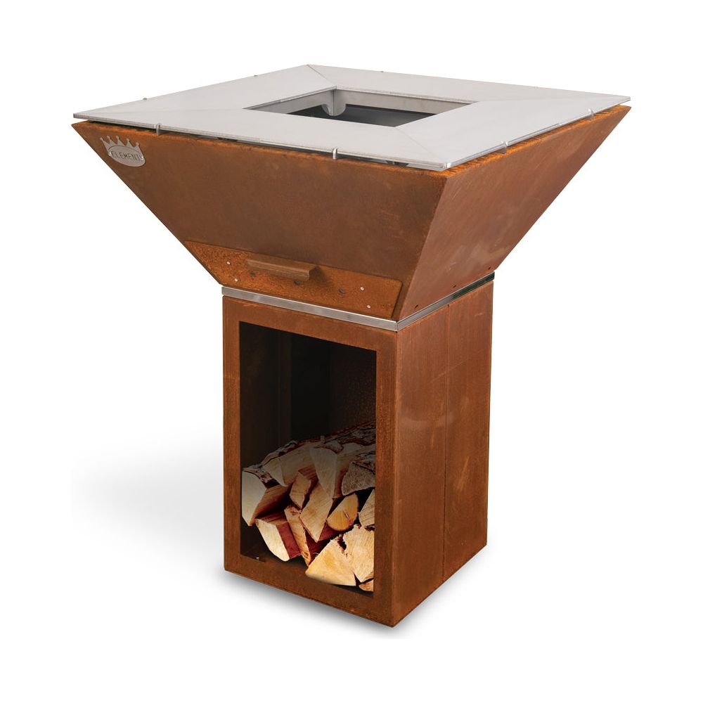 Clementi Colorado & Log Base Wood Fired BBQ - For Your Ultimate Outdoor Experience