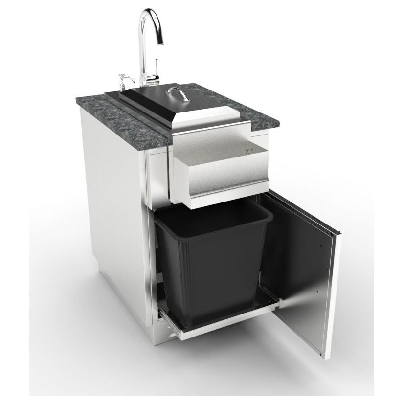 Sunstone Cabinet for Double Burner or Cocktail Station – Versatile Storage