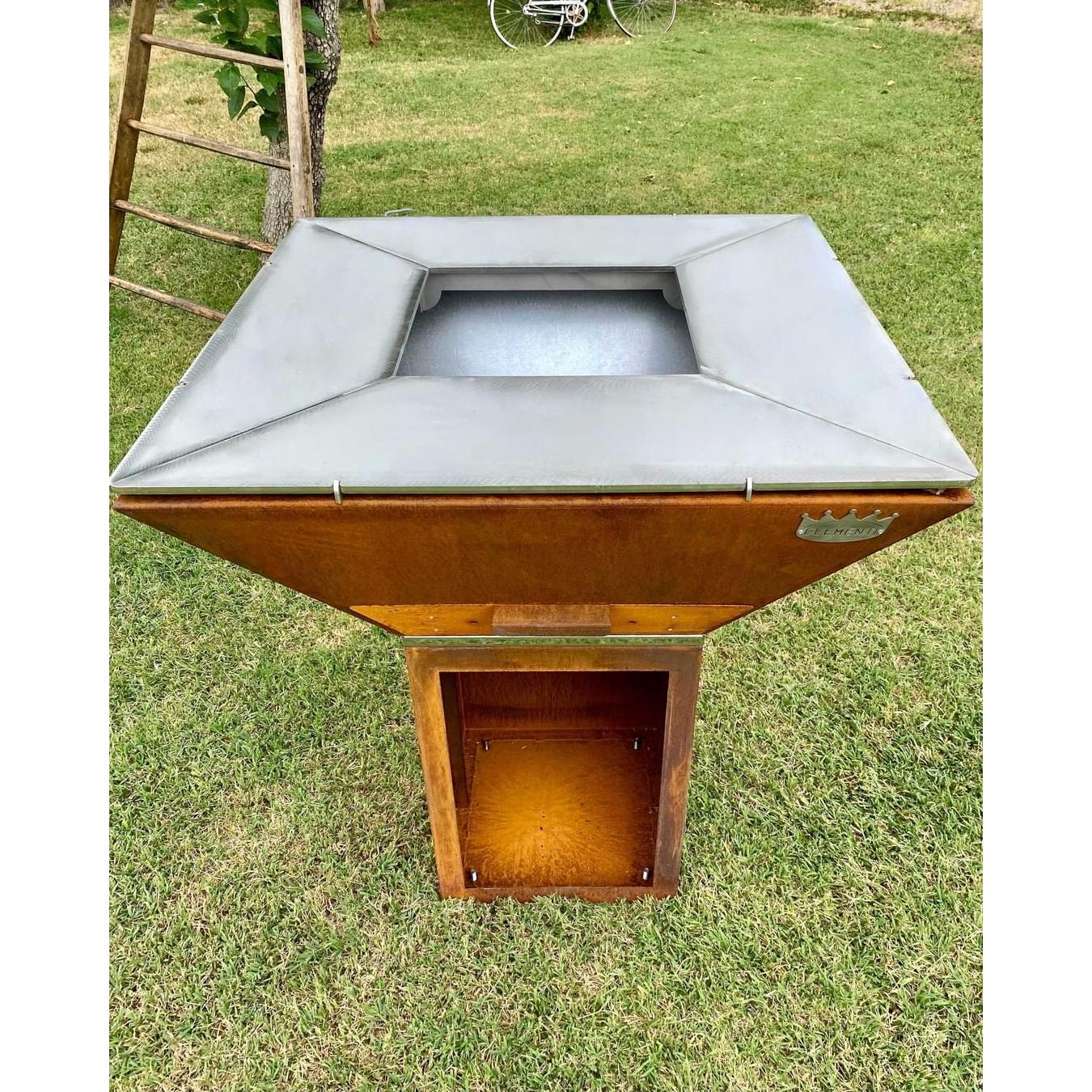 Clementi Colorado & Log Base Wood Fired BBQ - For Your Ultimate Outdoor Experience