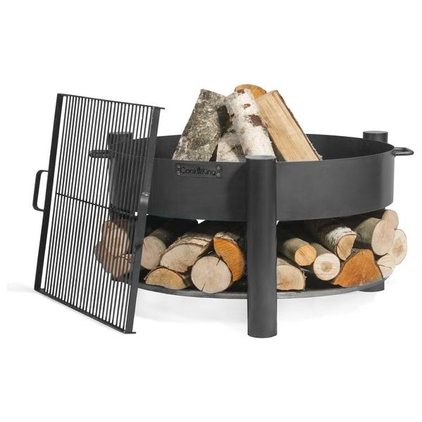 Cookking Montana 80cm Low Fire Bowl - Durable Outdoor Fire Pit