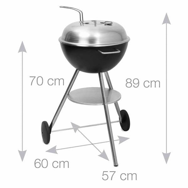 Martinsen Kettle BBQ 1600 – Compact & Stylish Grill for Small Spaces