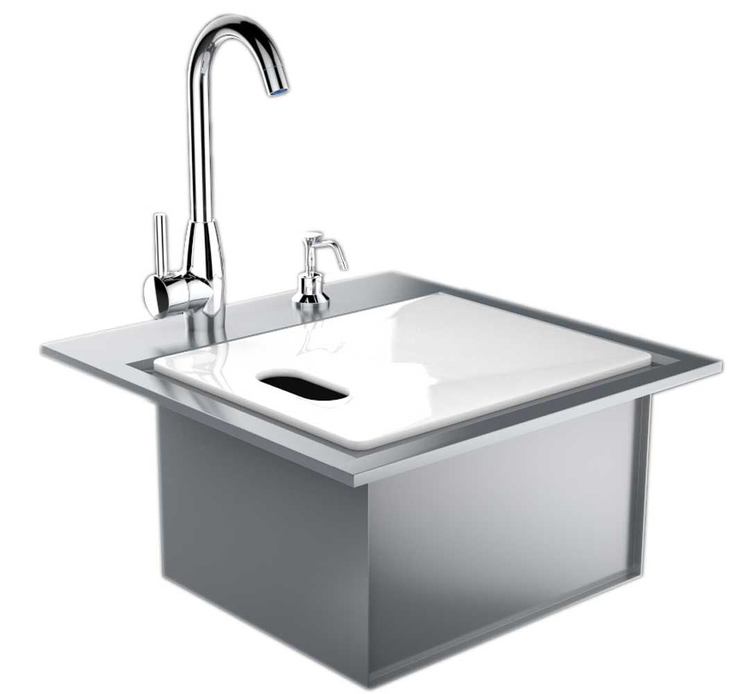 Sunstone Premium Drop-In Sink – Durable and Stylish Outdoor Sink