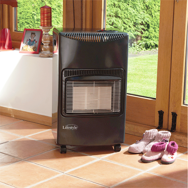 Lifestyle Seasons Warmth Grey Indoor Gas Heater