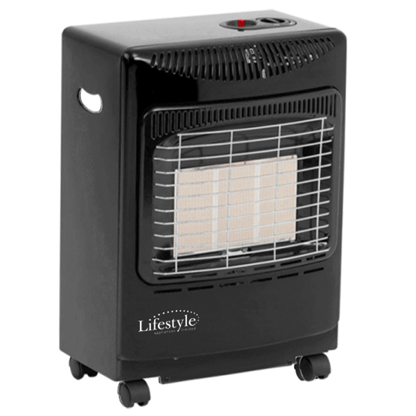 Lifestyle Mini Black Heatforce Portable Indoor Gas Heater