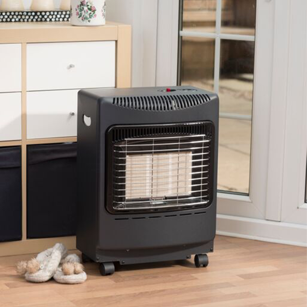 Lifestyle Mini Black Heatforce Portable Indoor Gas Heater