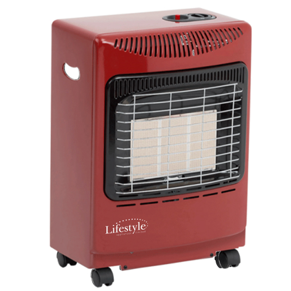 Lifestyle Mini Red Heatforce Portable Indoor Gas Heater