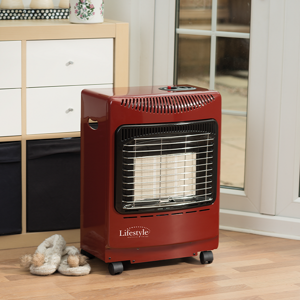 Lifestyle Mini Red Heatforce Portable Indoor Gas Heater