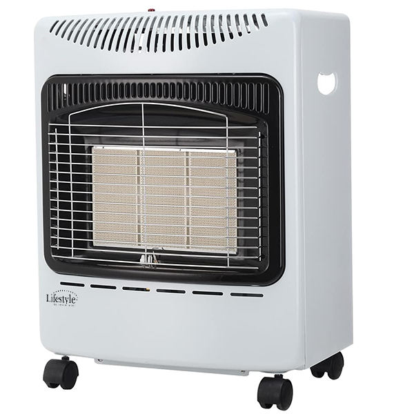 Lifestyle Mini White Heatforce Portable Indoor Gas Heater