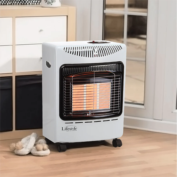 Lifestyle Mini White Heatforce Portable Indoor Gas Heater