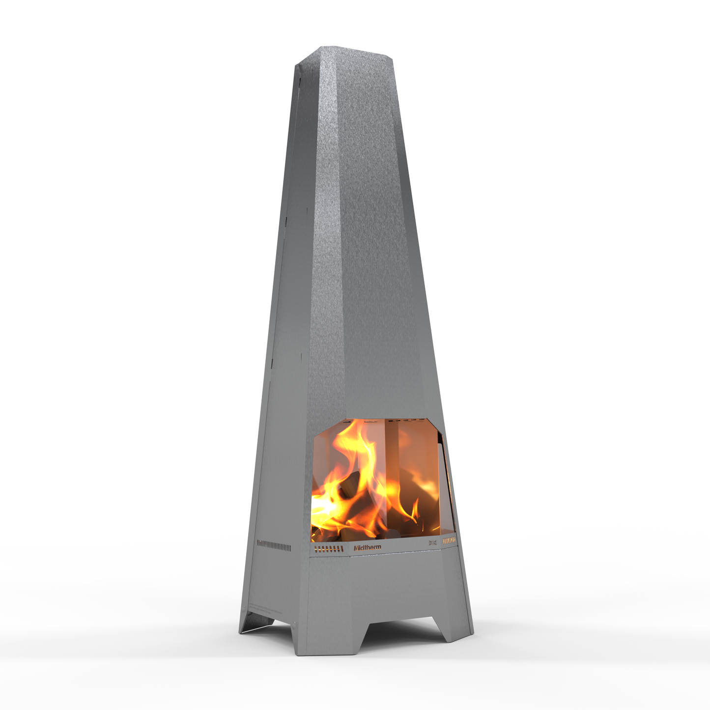 Midtherm Chiminea - Stainless Steel