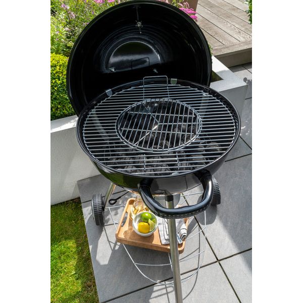 Norfolk CORUS Charcoal Grill - Wheeled Kettle Grill with Lid for Easy Mobility