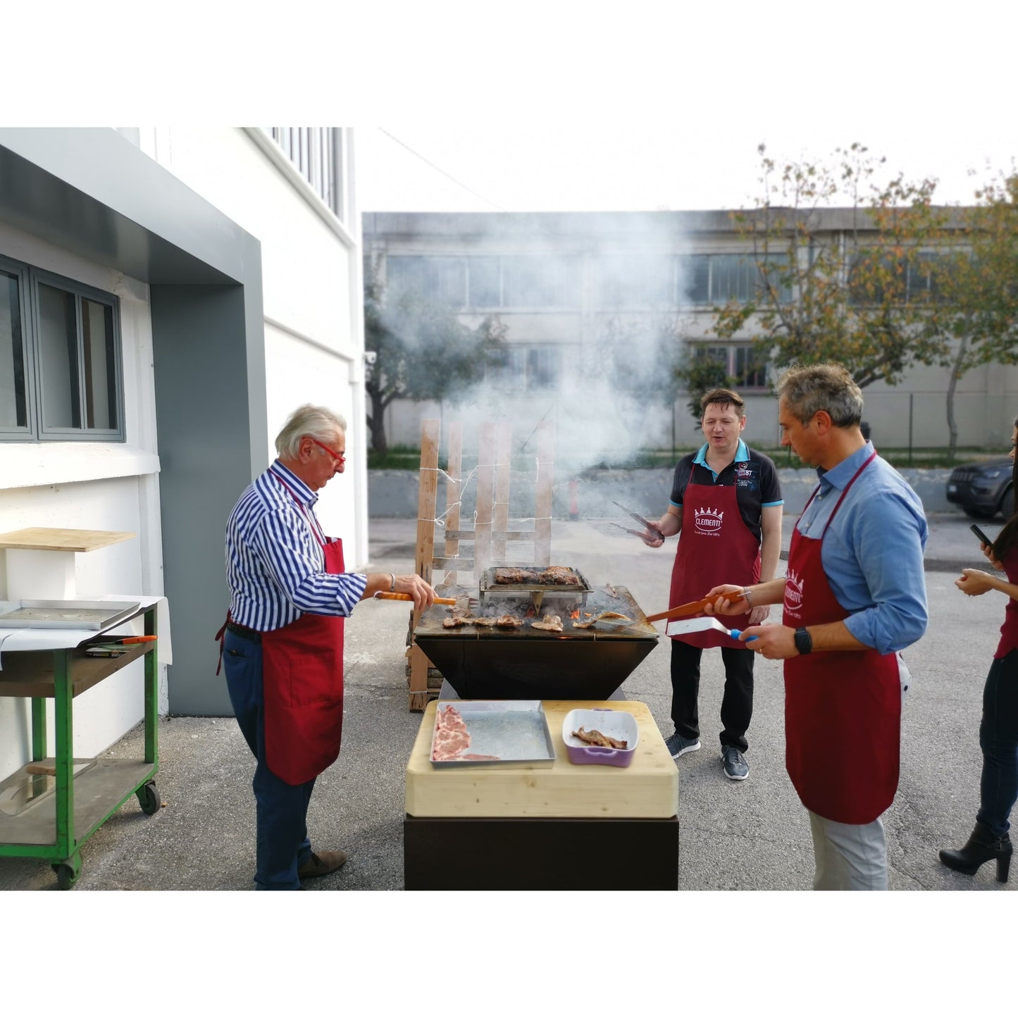 Clementi Colorado & Log Base Wood Fired BBQ