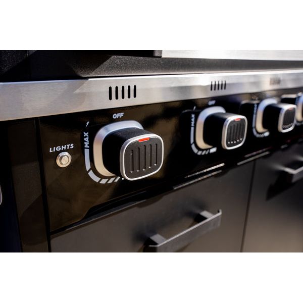 Norfolk INFINITY 500 Gas Grill - 5 Burner with Side Burner for Large Gatherings