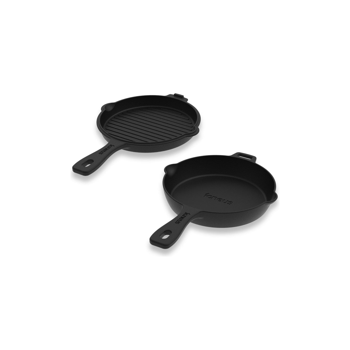 Igneus 2 Part Cast Iron Pan Set