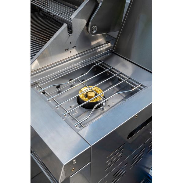 Norfolk Outdoor Kitchen 4 Burner Gas Grill - Side Burner for Versatile Cooking