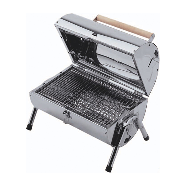 ST/ Steel Barrel Charcoal BBQ Cooking Area: Width: 34 cms | Depth: 22 cms (x2)