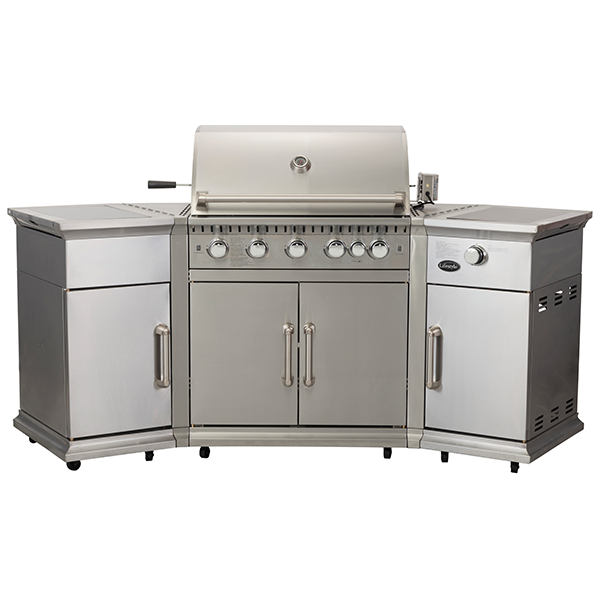 Bahama Island Gas BBQ Island Stainless Steel Gas BBQ