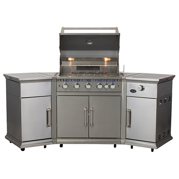 Bahama Island Gas BBQ Island Stainless Steel Gas BBQ