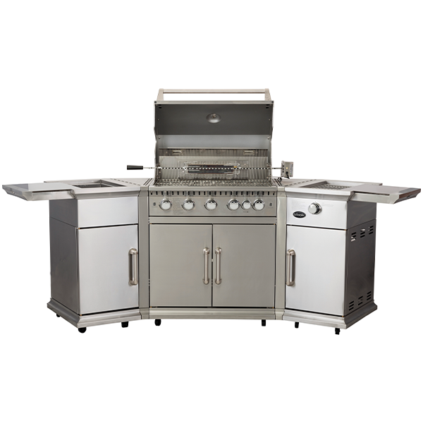 Bahama Island Gas BBQ Island Stainless Steel Gas BBQ