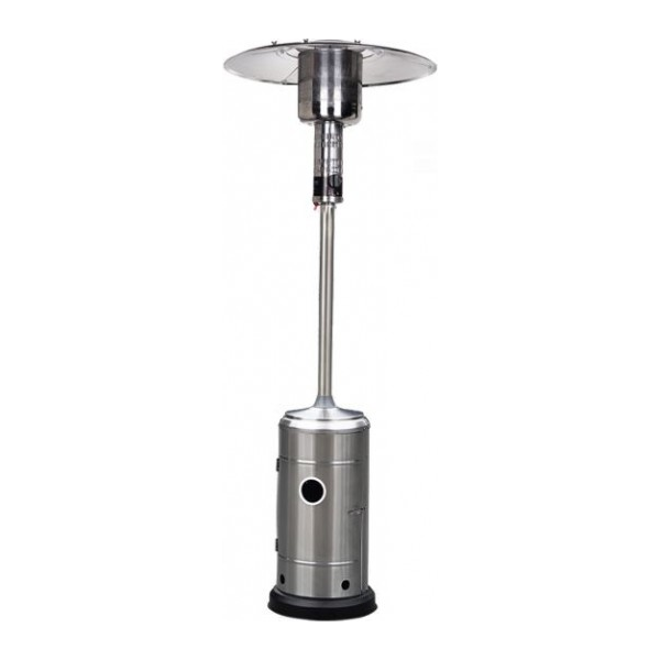 Lifestyle Capri SS Steel 12.5KW Patio Heater C/W Wheels Max Heat Output: 12.5kW