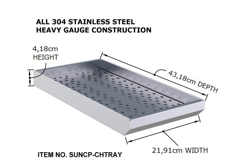 Sunstone 3-in-1 Charcoal, Wood Burning & Smoking Tray – Versatile Grill Accessory for Flavorful BBQ