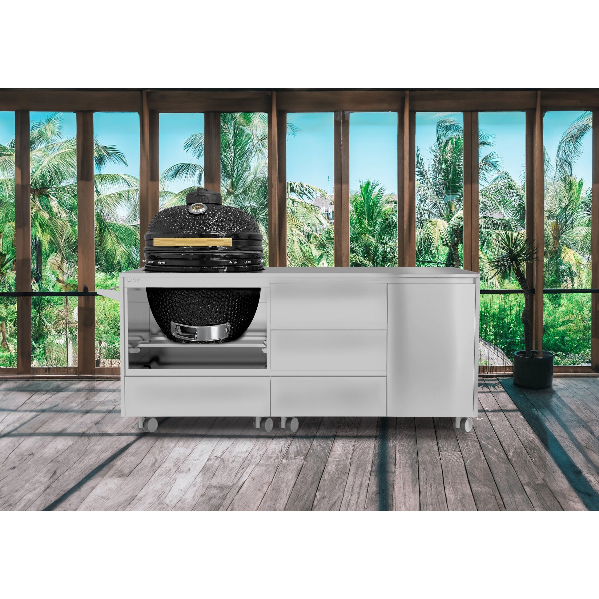 Lisa Outdoor Kitchen Okinawa 180 XXL Stainless Steel