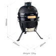 The Alfresco Kamado Lite – Compact, Stylish, and Versatile