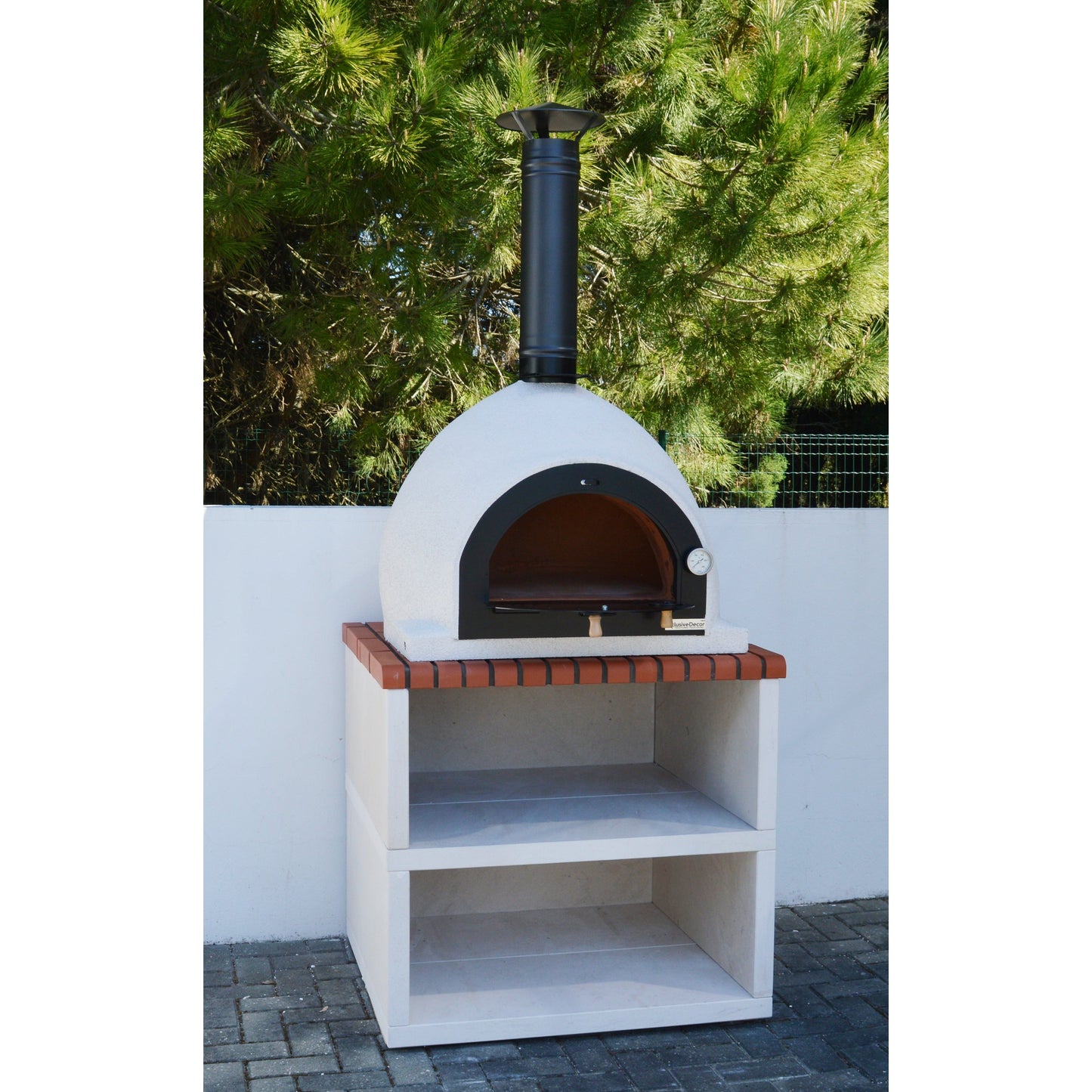 Xclusive Decor Royal Wood Fired Oven With Stand | Complete Set for Durability and Versatility
