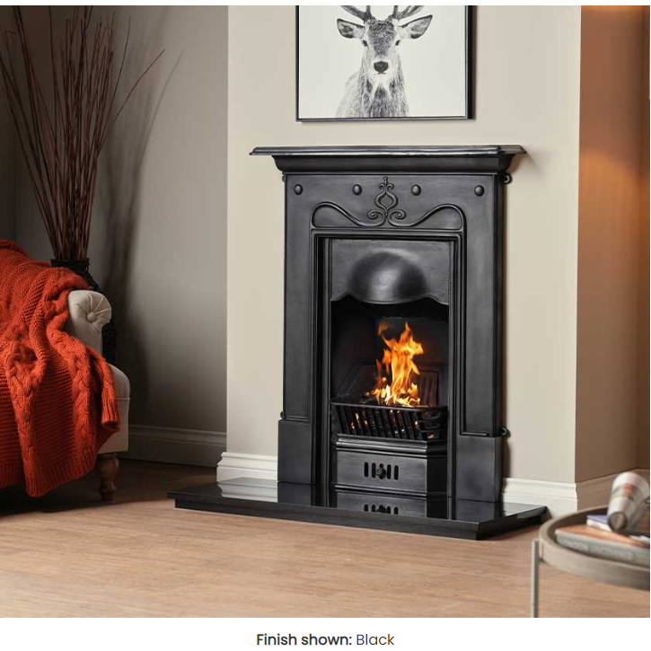 Carron The Tulip Cast Iron Combination Fireplace