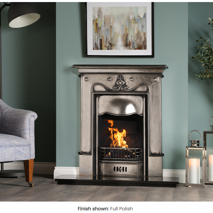 Carron The Tulip Cast Iron Combination Fireplace