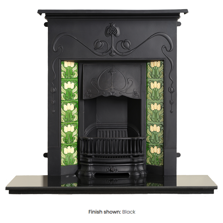 Carron The Valentine Cast Iron Combination Fireplace