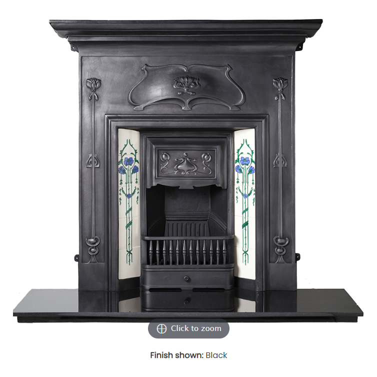 Carron The Verona Cast Iron Combination Fireplace