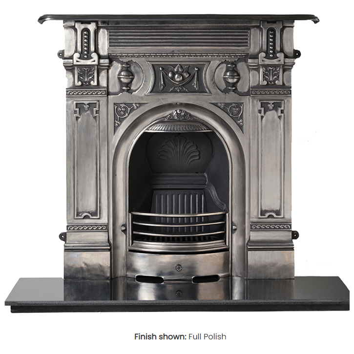 Carron The Victorian Large Cast Iron Combination Fireplace