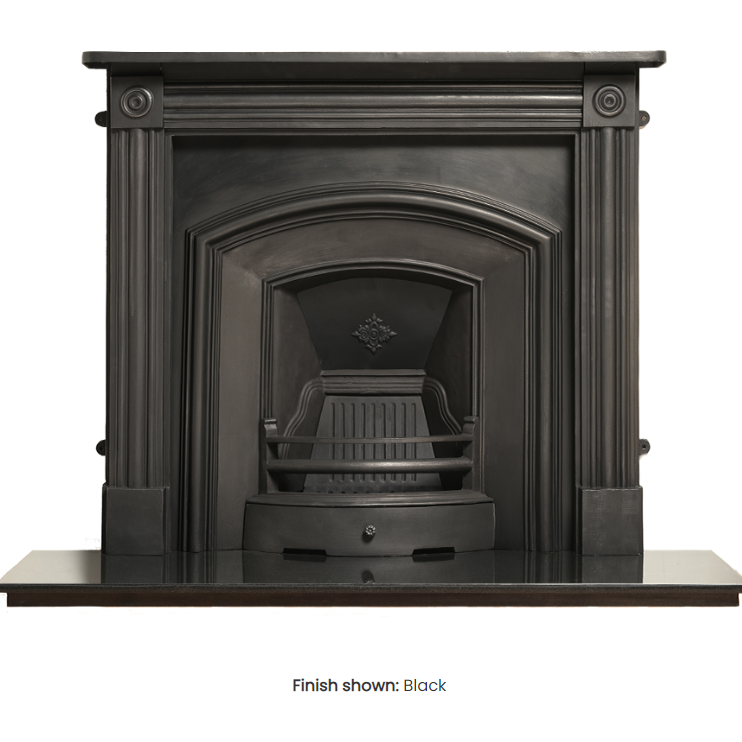 Carron The London Plate Cast Iron Fireplace Inserts