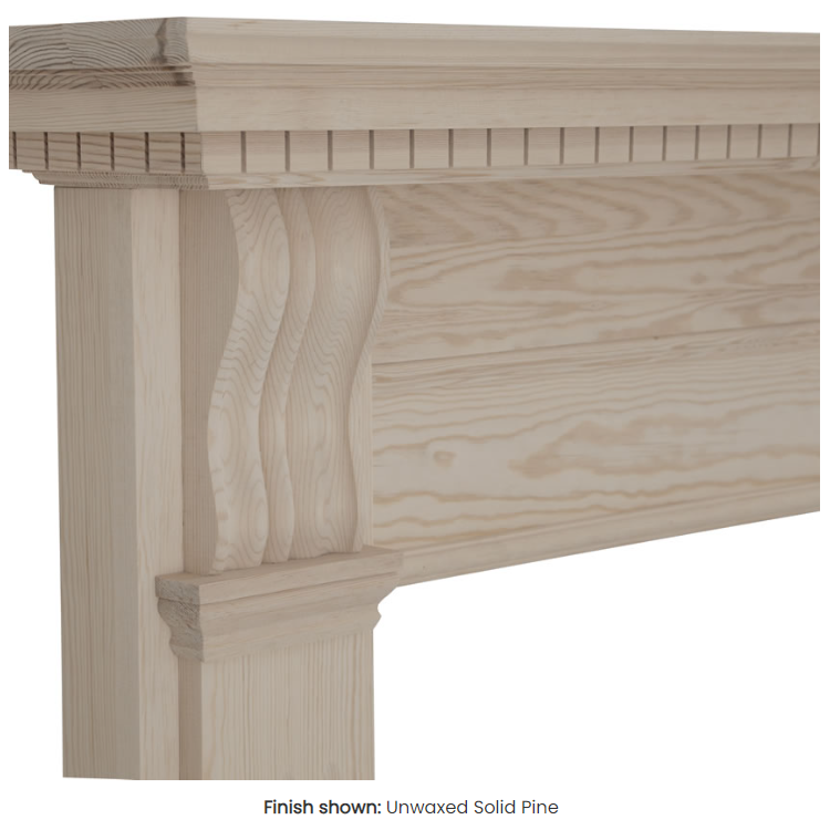 Carron The Corbel Wooden Fireplace Surround