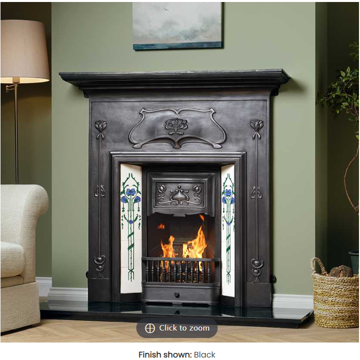 Carron The Verona Cast Iron Combination Fireplace