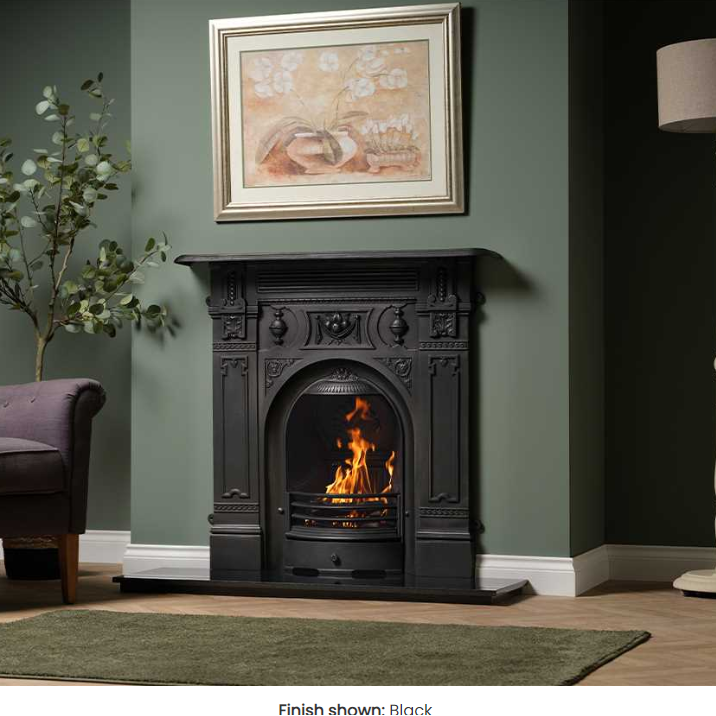 Carron The Victorian Large Cast Iron Combination Fireplace