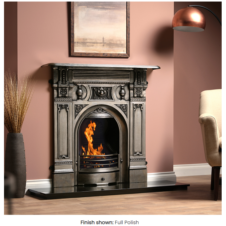 Carron The Victorian Large Cast Iron Combination Fireplace