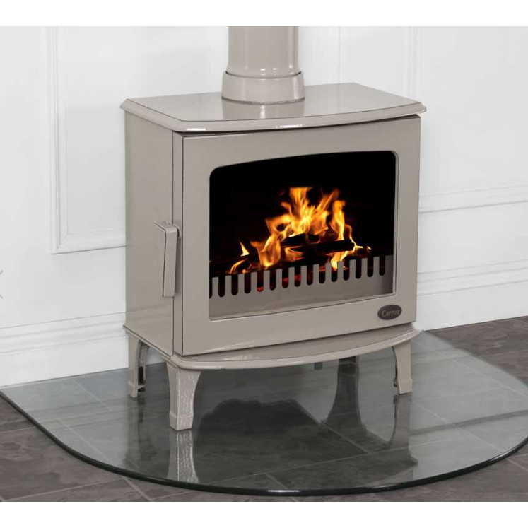 Carron Glass Curved Stove Hearth